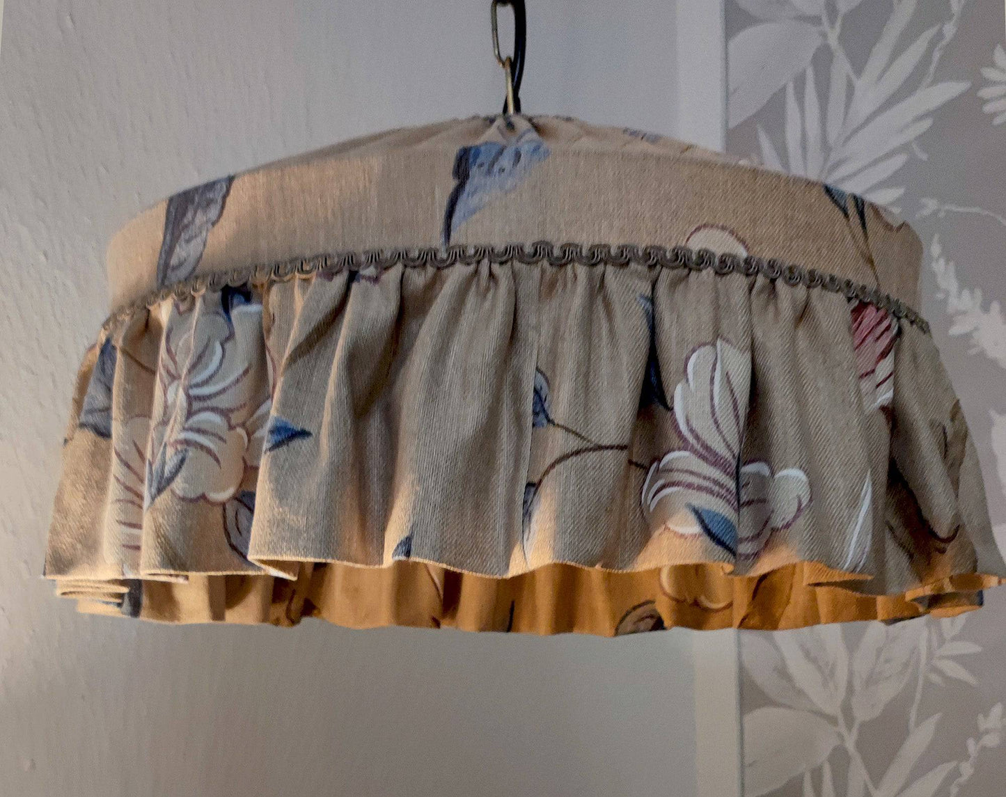 Handsewn raw silk lampshade | MariaMarabellashades