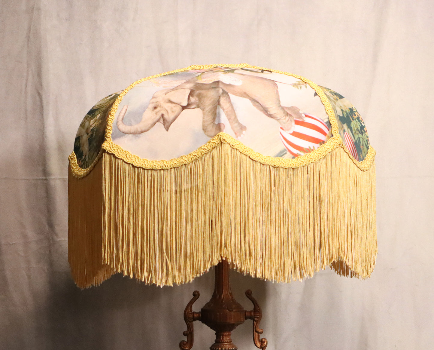 Printed Jumbo Elephant Fantasy Lampshade - MariaMarabellashades