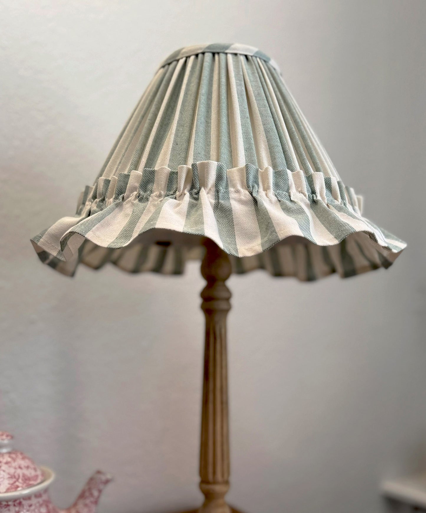 Rustic ruffle lampshade | MariaMarabellashades