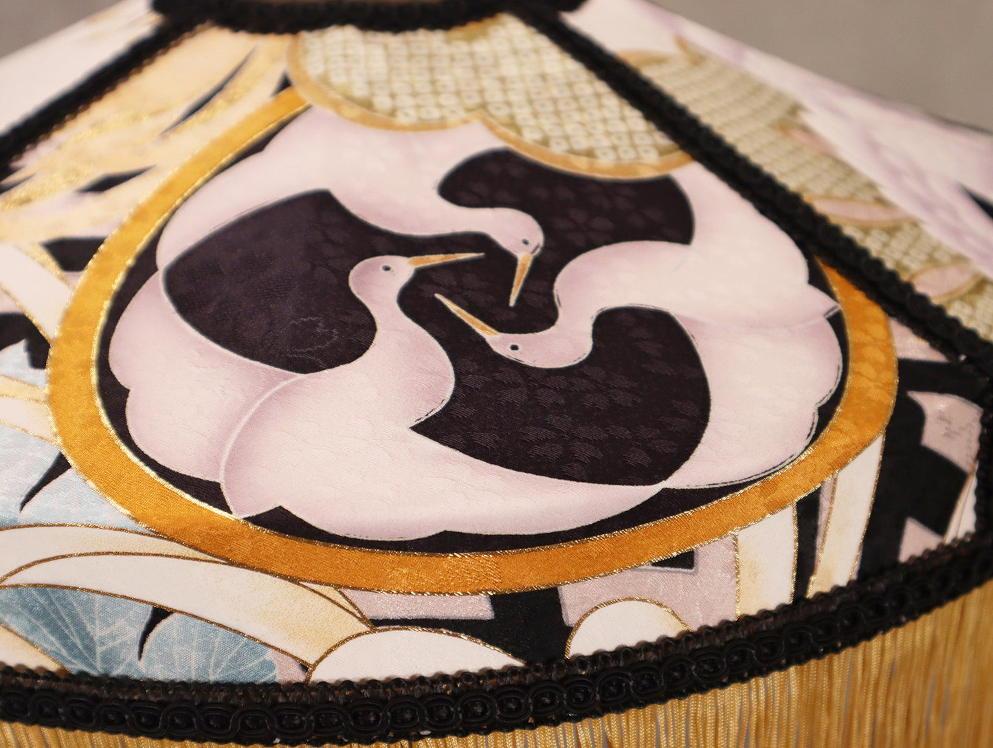 Japanese silk Lampshade - MariaMarabellashades