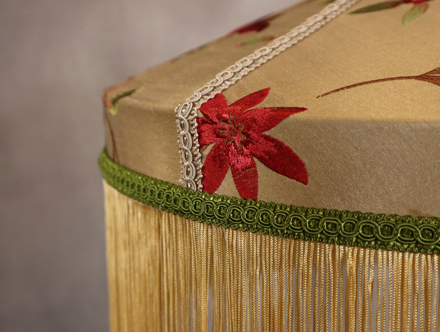 Embroidered Lampshade - MariaMarabellashades