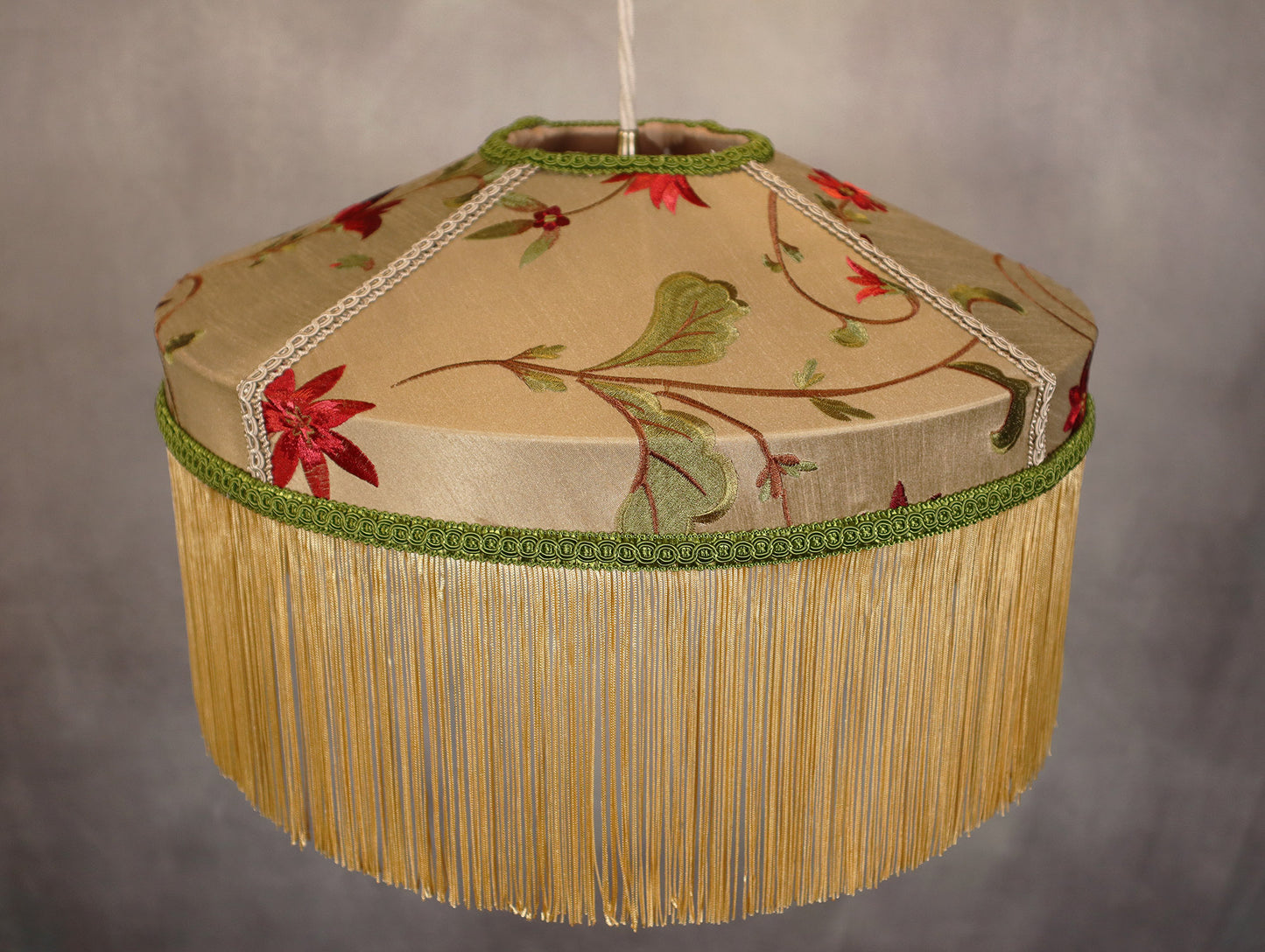 Embroidered Lampshade - MariaMarabellashades