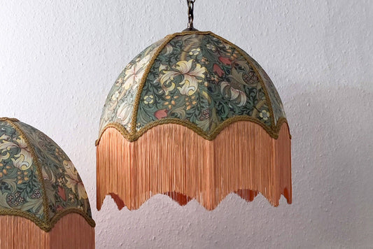 William Morris Golden Lily Lampshade - mariamarabellashades