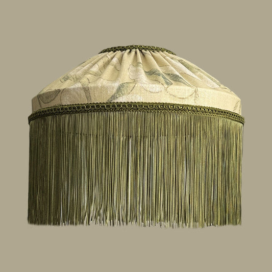 Zoffany linen fringed lampshade